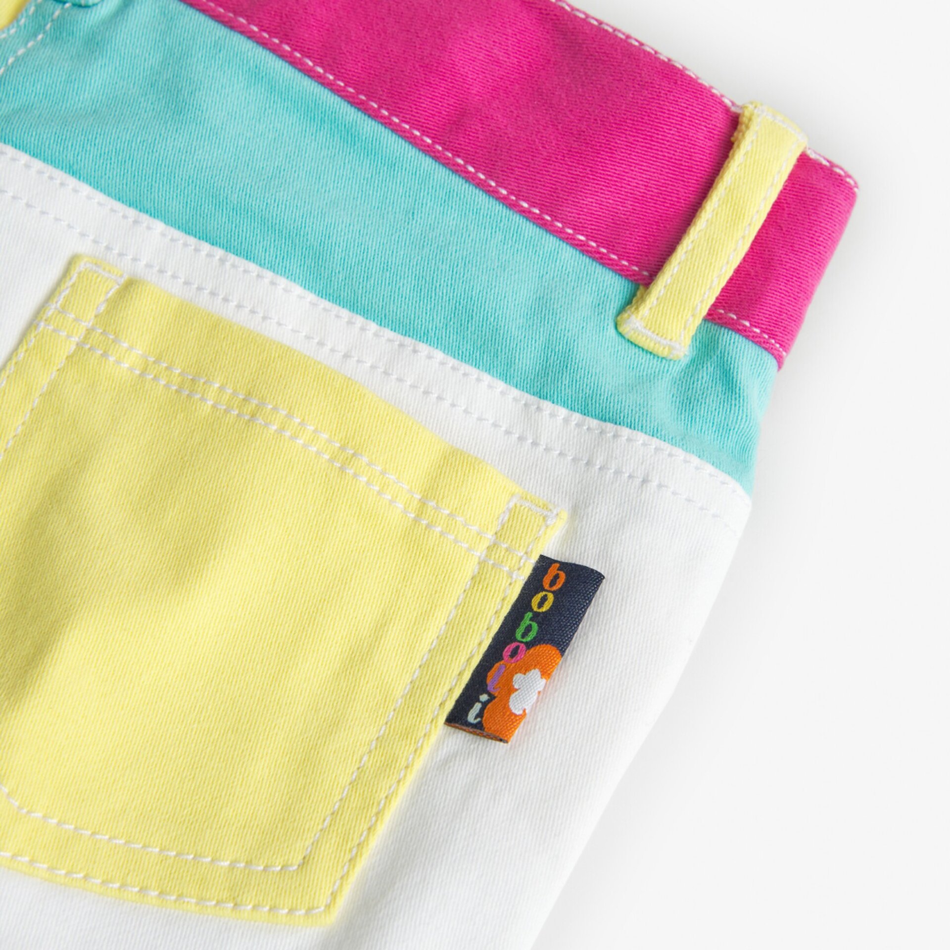 Short denim blanco/colores (5años) - 3