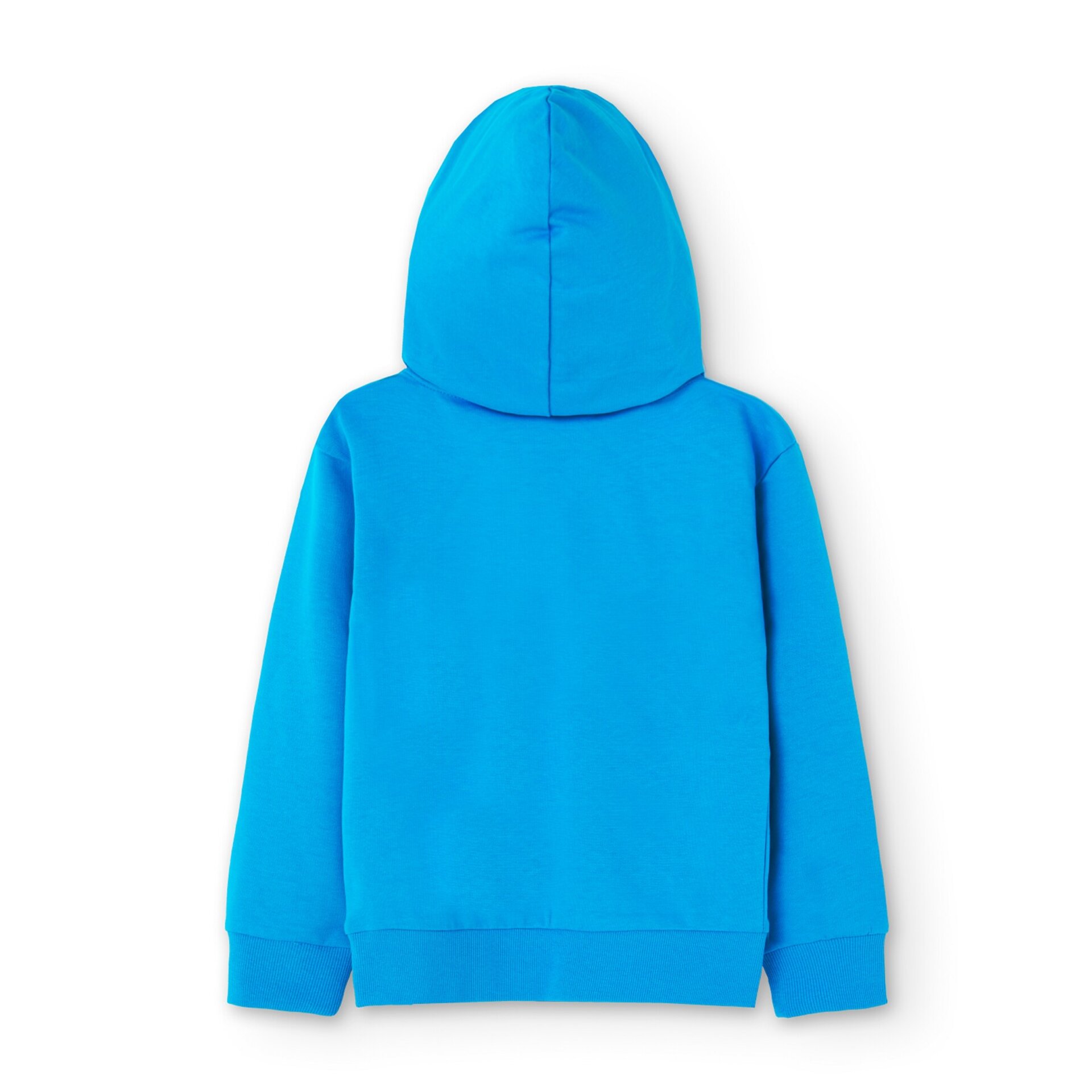 Sudadera canguro azul capucha (16A) - 4